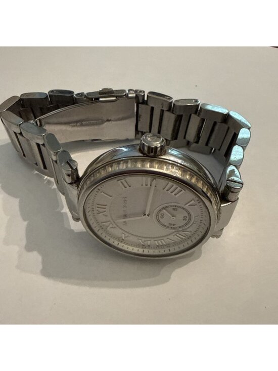Michael Kors Skylar MK5866 Stainless Steel Analog Dial Quartz Watch NEW BATTERY